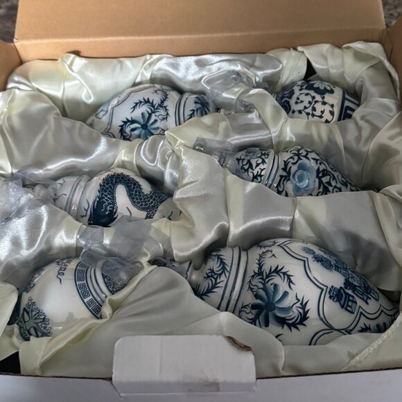 Frontgate ginger jar accent ornaments (12 total, 2 sets of 6) - Picture 7 of 11